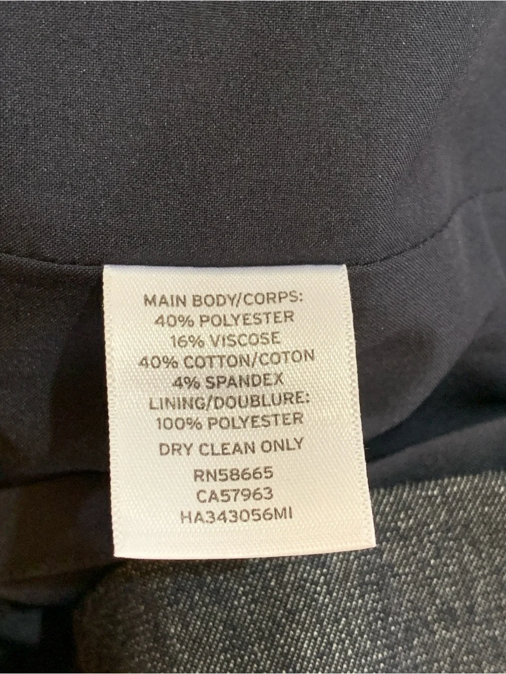Halogen Blue Gray Front-Zip Pencil Skirt Size 14 - Picture 9 of 10